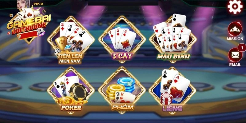 Các tựa game bài đổi thưởng nổi tiếng phải thử