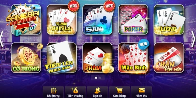 Game đánh bài đổi thưởng chất lượng