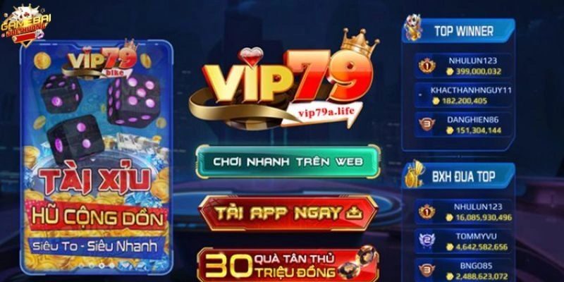 Vip79 - Cổng Game Đổi Thưởng Uy Tín Hấp Dẫn Châu Á 2025